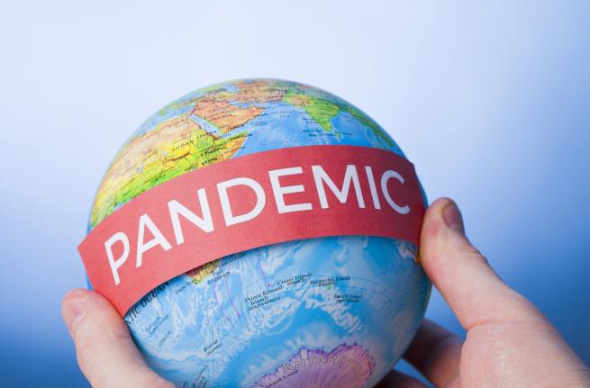 Jordklode med pandemi