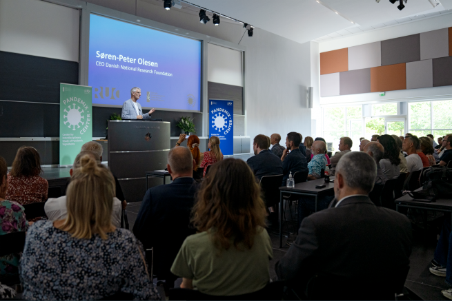 On June 23rd Roskilde University's new Center of Excellence PandemiX was officially opened. Photo: Agnete Schlichtkrull