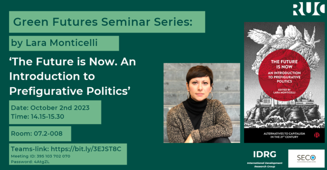 Seminar Series Launch. Lara Monticelli. 