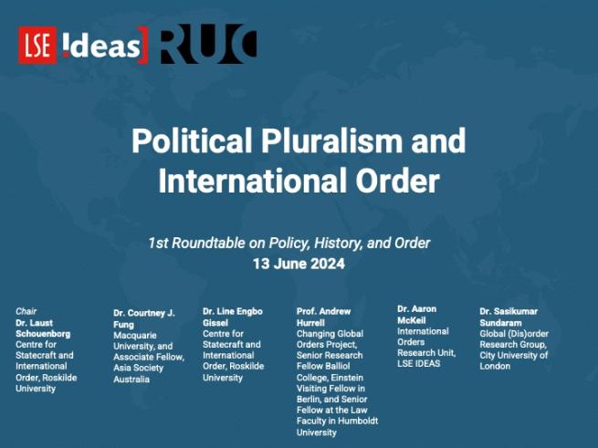 1st Roundtable on Policy, History, and Order