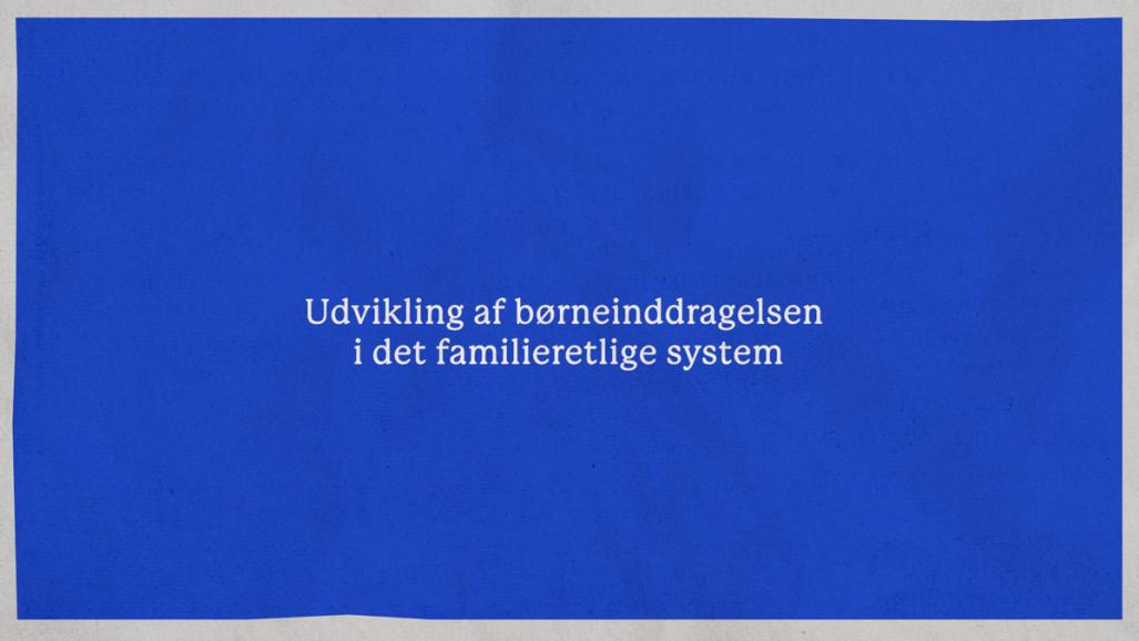 Udvikling af børneinddragelse i det familieretslige system