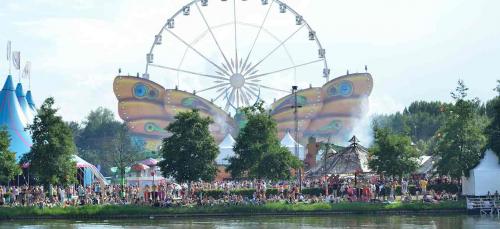 Festival i Belgien og karrussel 
