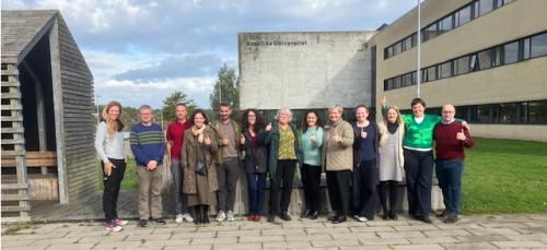 Deltagere ved projektgruppemøde på RUC august 2024 