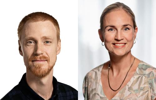 Lektor Magnus Paulsen Hansen og lektor Sabina Pultz. 