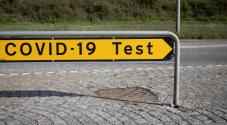 Sign for COVID-19 Test Center