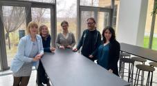 The researchers of the DIS-TRUST team with Cecilie Eriksen