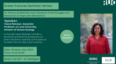 Green Futures Seminar Series 