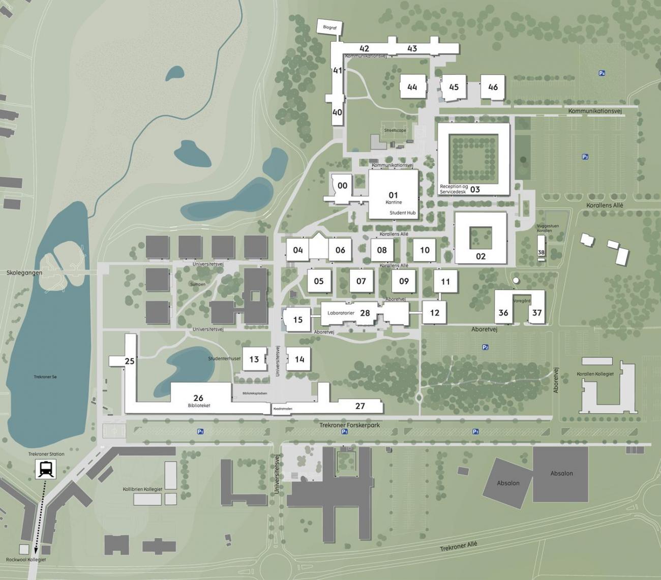 Map of RUC Campus