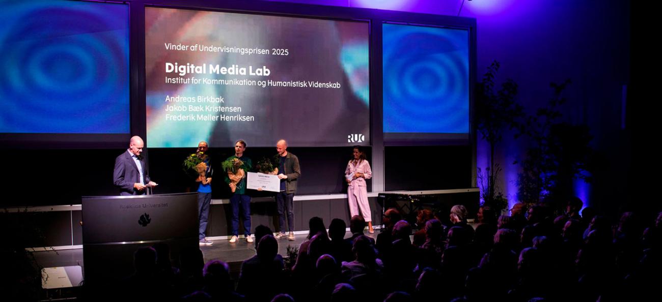 Digital Media Lab modtager undervisningspris